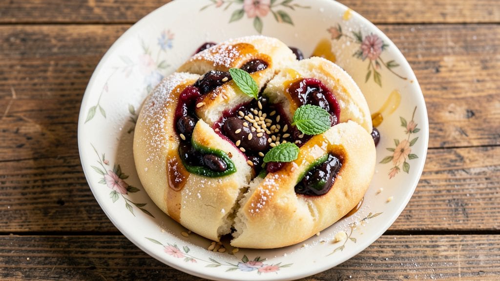 Bean Jam Buns Recipe: Fluffy Rolls Stuffed With Sweet-Savory Filling