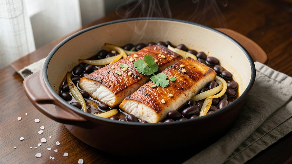 Braised Fish With Black Bean Sauce Recipe: Umami-Rich Depth in One-Pan Harmony