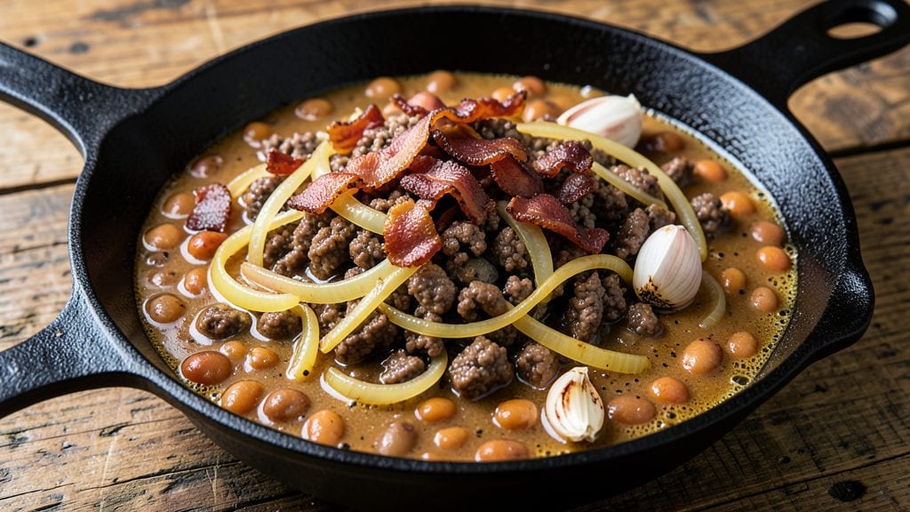 Bush's Baked Beans Recipe with Ground Beef: Smoky Bacon-Infused One-Pot Heartiness