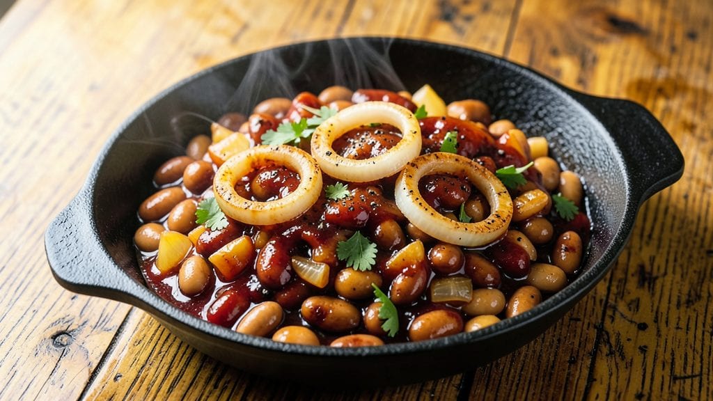 Bush's BBQ Baked Beans Recipe: Slow-Cooked Smoky Depth With Crispy Onion Crown