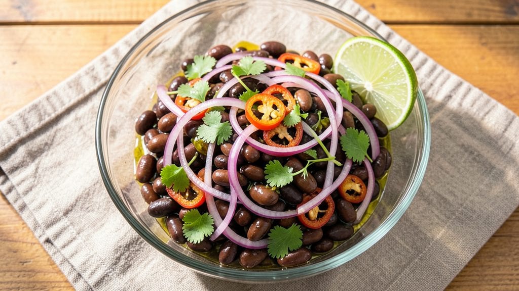Bush's Black Bean Salad Recipe: Zesty Lime and Cilantro Brightness