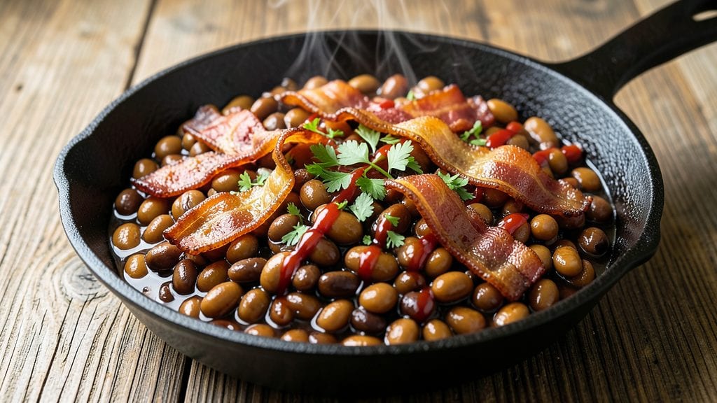 Bush's Bourbon Baked Beans Recipe: Smoky-Sweet Slow Cooker Crowd-Pleaser With Bacon Crunch