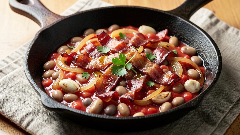 Bush's Grillin Beans Copycat Recipe: Creamy-Vinegar Balance With Crispy Bacon Bits