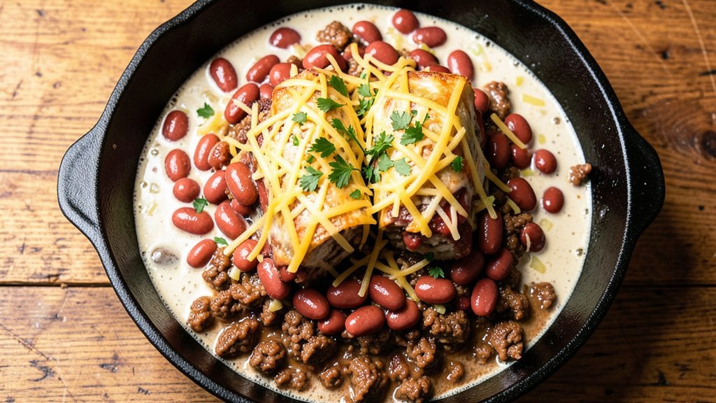 Campbell's Bean Casserole Recipe: Crispy Top, Creamy Layers, One-Pan Magic