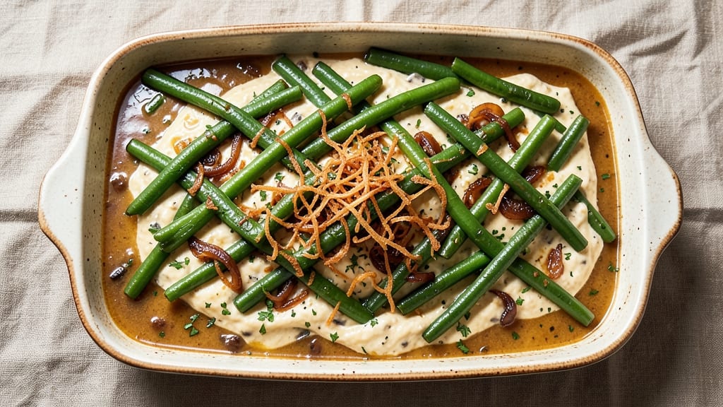 Campbell's Green Bean Casserole Double Recipe: Nostalgic Crunch and Creamy Layers