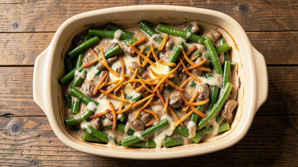 Campbell's Green Bean Casserole Recipe: Crispy Top, Golden Mushroom Melt