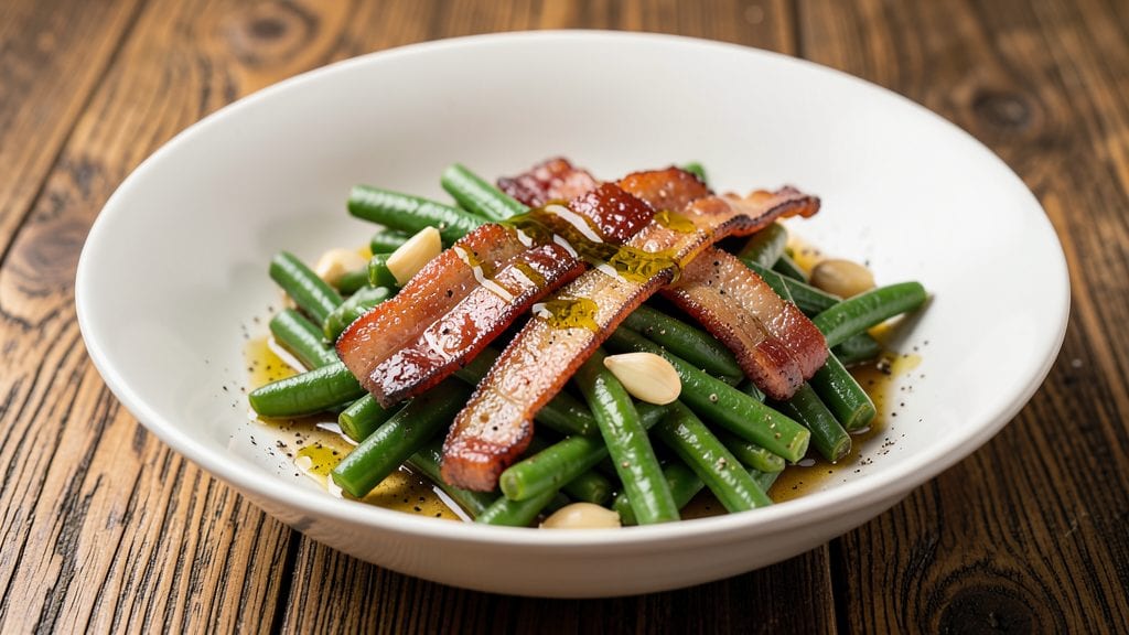 Canned Green Beans With Bacon Recipe: Smoky Bacon Crisp and Al Dente Beans