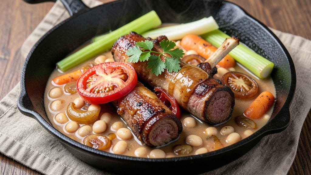 Canned Pinto Beans and Ham Hock Recipe: Deep-Savored Stew with Collagen-Rich Richness