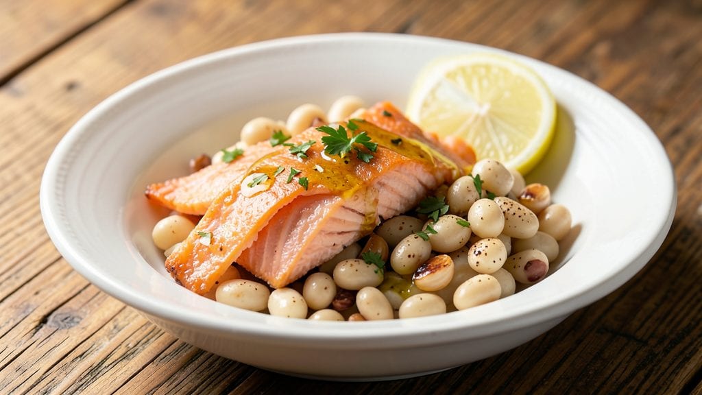 Canned Salmon and Beans Recipe: Smoky Garlic Crunch in One-Pan Magic