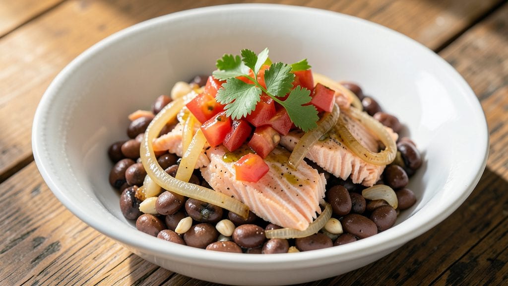 Canned Salmon and Black Beans Recipe: Smoky Cumin and Lime Zing in One Pot