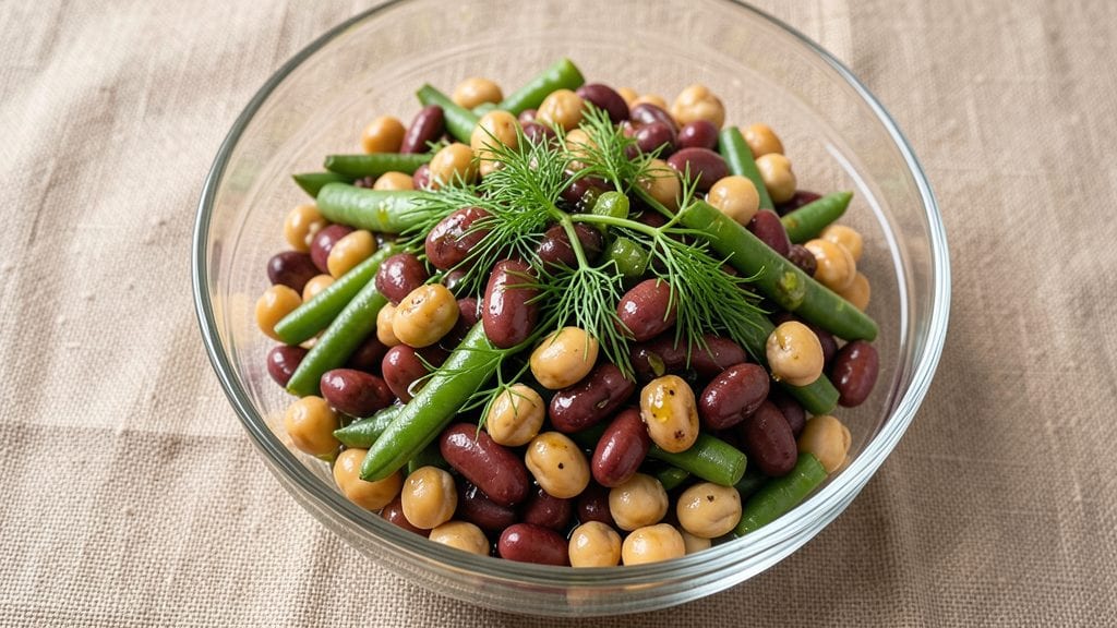 Canned Three Bean Salad Recipe: No-Mayo Creaminess With Bold Herbs