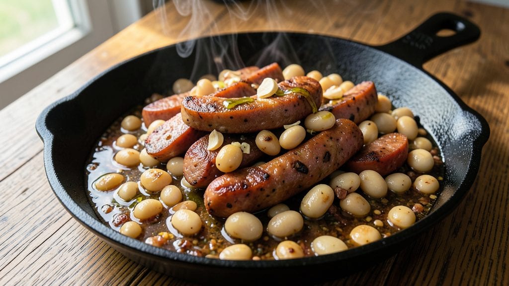 Canned White Beans and Sausage Recipe: Smoky Italian-Style One-Pan Feast