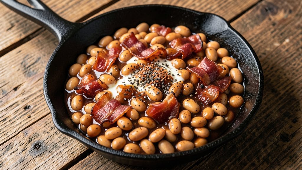 Cowboy Beans BBQ Recipe: Smoky Bacon and Tomato One-Pot Fiesta