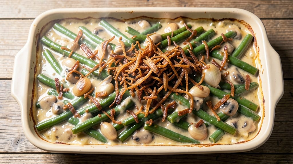 Del Monte Green Bean Casserole Recipe: Classic Comfort With Crunchy Top Secrets