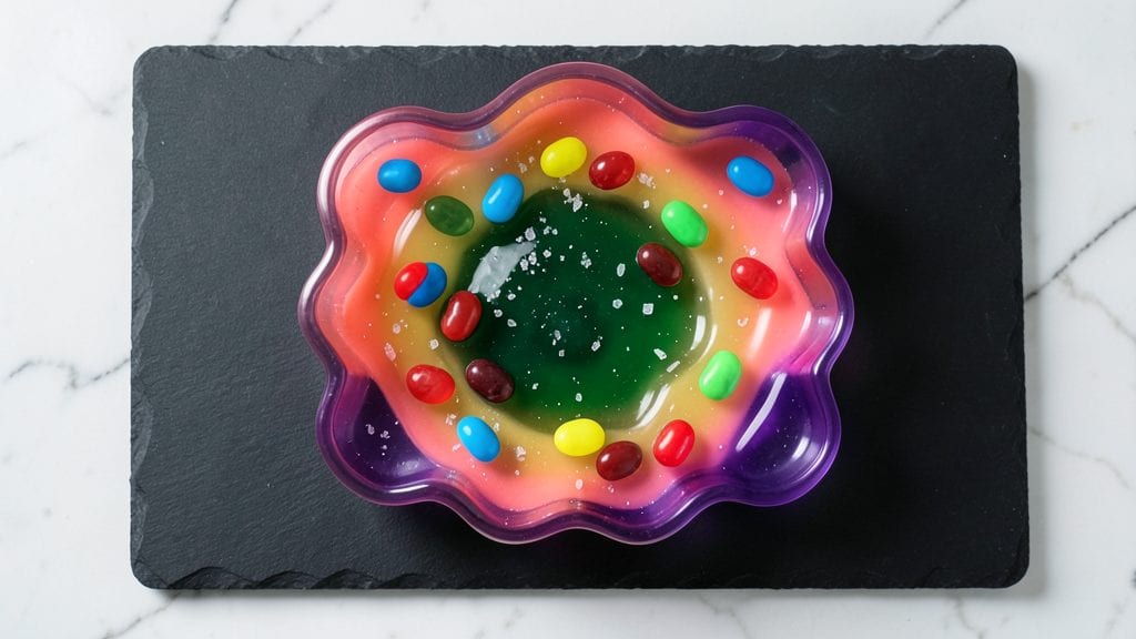 Jello Jelly Bean Mold Recipe: Rainbow Swirls With Crunchy Bean Centers