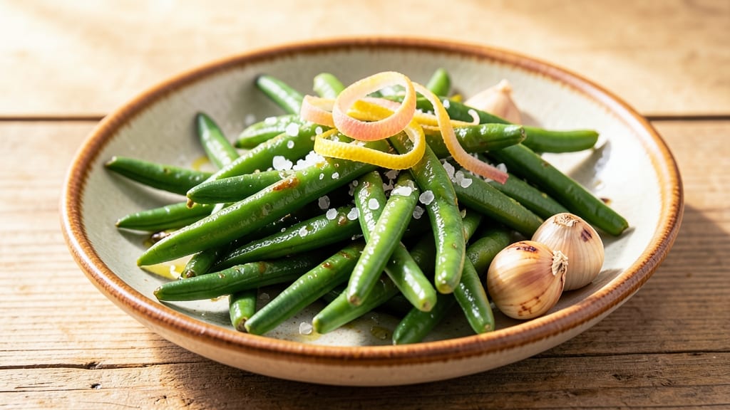 Nana's Green Beans Recipe: Garlicky Crunch With Lemon Zest Brightness