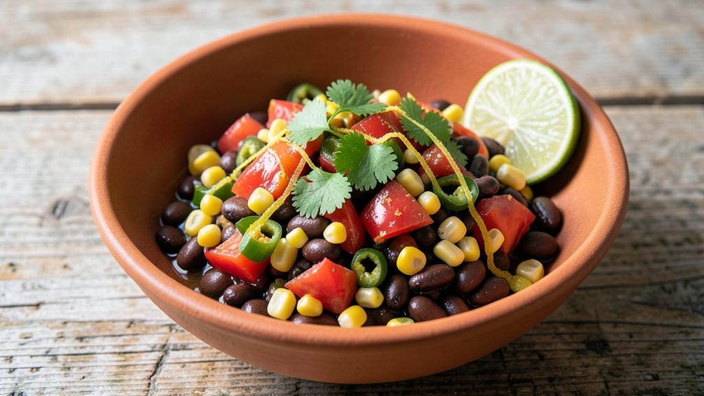 Newman's Own Black Bean and Corn Salsa Recipe: Zesty Lime and Cilantro Freshness