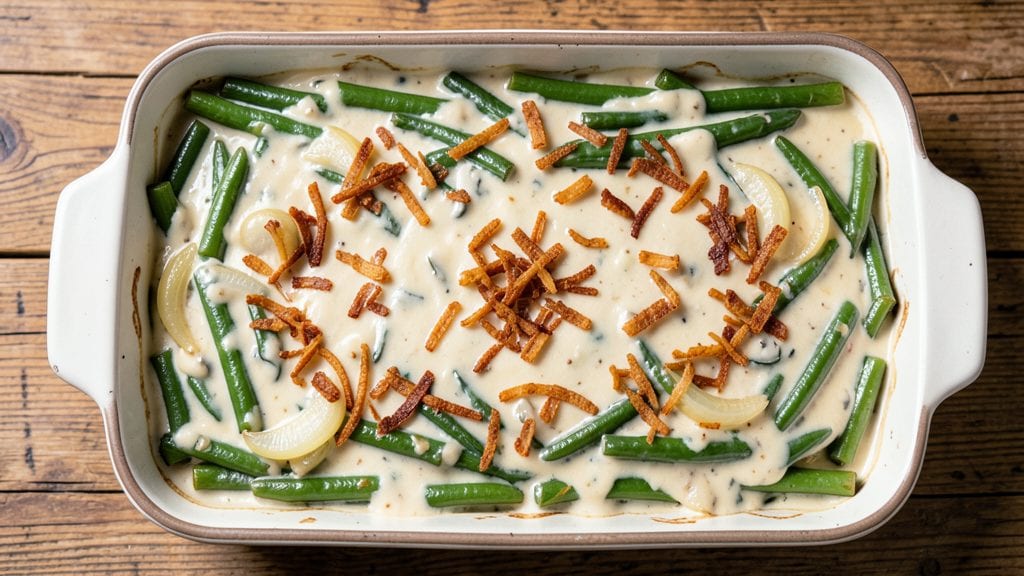 Old Fashioned Green Bean Casserole Recipe: Replica Pioneer Woman's Crunchy-Top Tradition