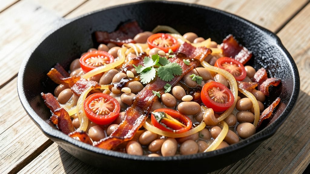 Shipwreck Beans Recipe: Smoky Bacon and Tomato One-Pot Revival