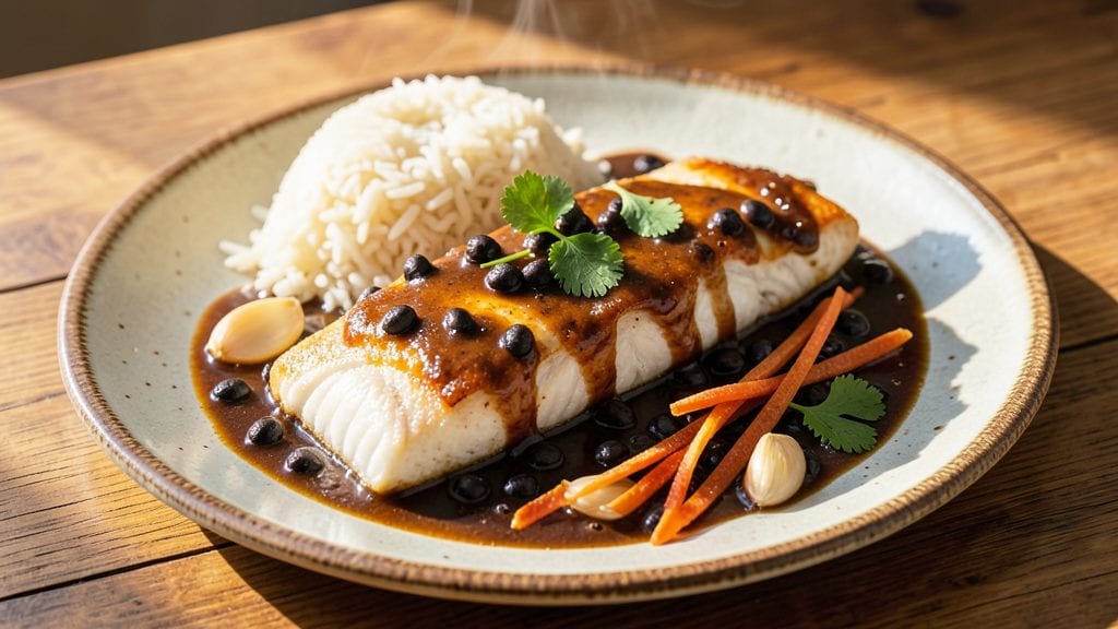 Steam Fish Black Bean Sauce Recipe: Silky Sauce and Flaky Fish in 20 Minutes