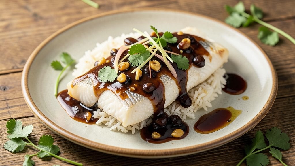 Steamed Fish Fillet with Black Bean Sauce Recipe: Silky Fish and Earthy Fermented Flavor Fusion
