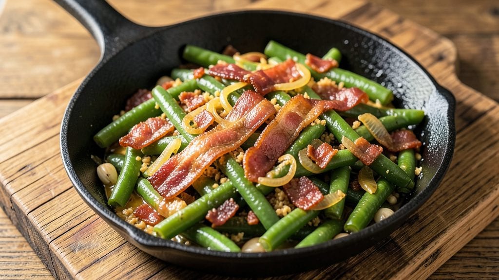 Texas Roadhouse Green Beans Copycat Recipe: Crispy Bacon and Garlic Infusion