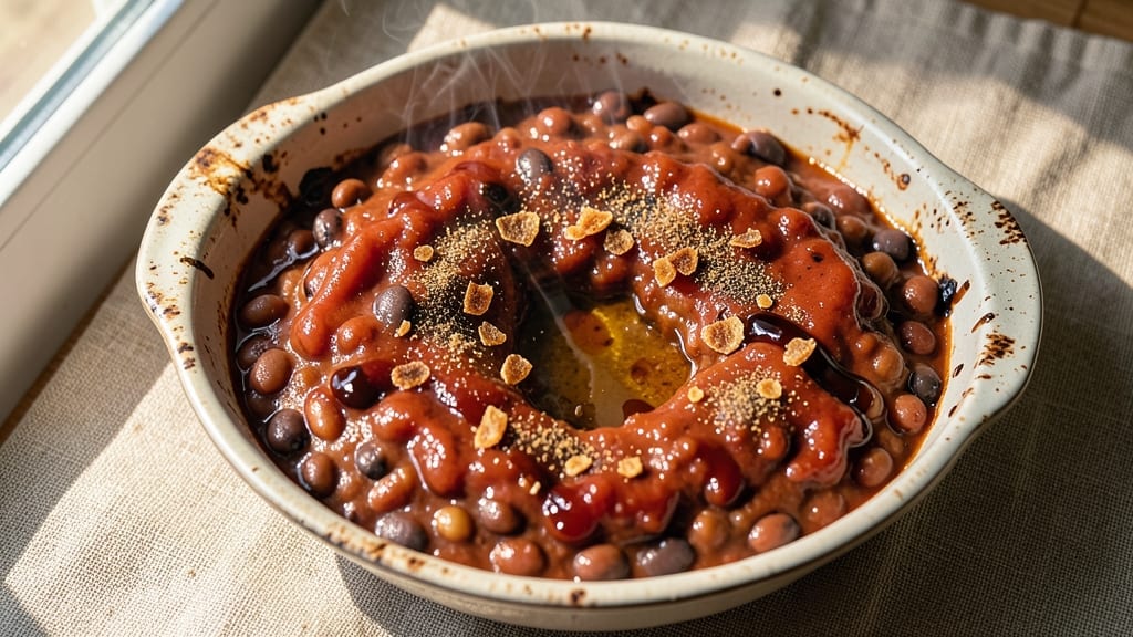 Trader Joe's Baked Beans in Tomato Sauce Recipe: Smoky-Sweet Simmer With Bacon Crunch