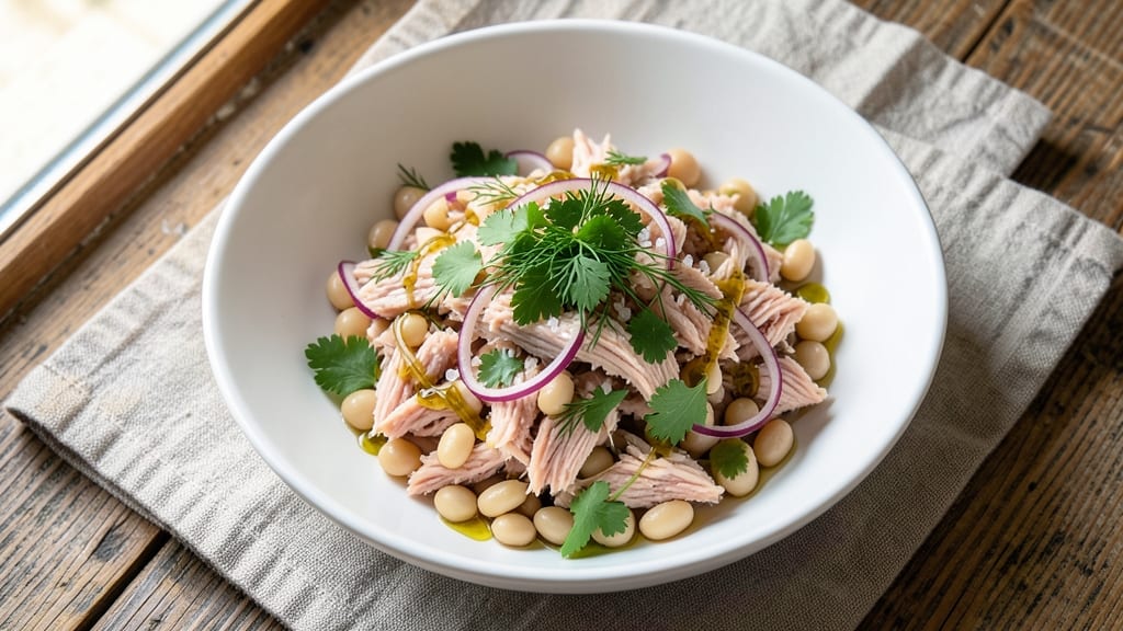 Tuna Bean Salad Recipe: Protein-Packed Bite With Herby Crunch
