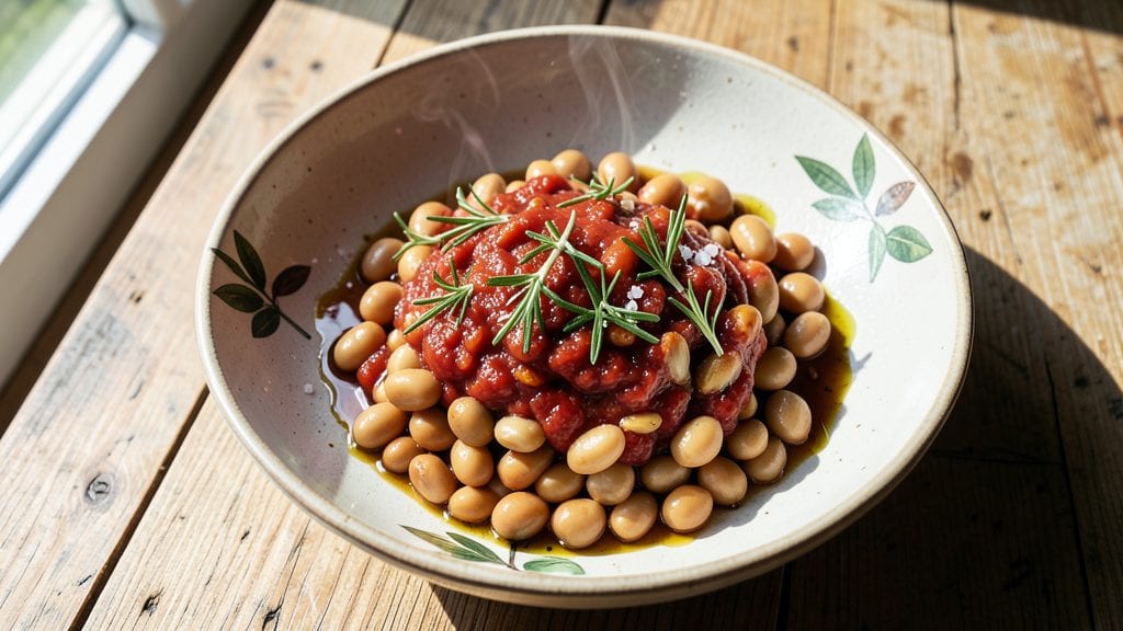 Tuscan Beans Recipe: Smoky Tomato and Herb Simmered to Richness