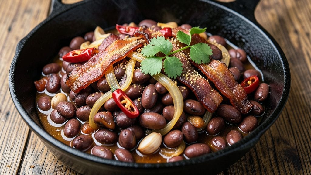 Vaquero Beans Recipe: Smoky Chipotle and Bacon Crunch in One Pot